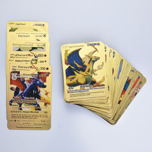54PCS 36PCS 18PCS Pokemon Card Black Gold Silver Pikachu Charizard Cards English Version Game Battle Toys For Children Collection