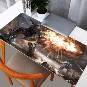 Bandai | Gundam Zaku II Mouse pad Computer Laptop Anime Keyboard Mouse Mat Large Mousepad Keyboards Gamers Decoracion Desk Mat