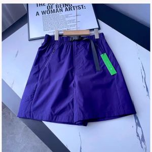 Lightweight Breathable Mens Outdoor Casual Shorts Quick Dry Summer Sportswear Youth Fashion Elastic Waist Straight Leg Pants