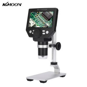 KKmoon G1000 Digital Electron Microscope 4.3 Inch Large Base LCD Display 8MP 1-1000X Continuous Amplification Magnifier