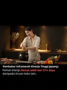 LAHOME Inframerah Induksi Kompor 100W-1300W Listrik Portable Hemat Listrik Alat Masak Untuk Stove Induksi Daya Rendah Kompor Elektrik Listrik Portable Keramik Hemat Energi Infrared Keramik Tungku Portable Serbaguna Hemat listrik Timer Peralatan 220V