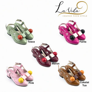 LVD Sepatu Sandal Hak Tahu Anak Perempuan Art KR 05 (Size 26-35)