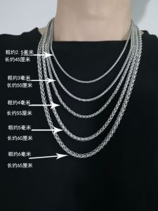 Titanium Steel Necklace for Men and Women Original Design Simple Colorful Versatile Fashion Accessory In Stock