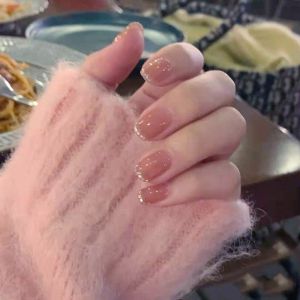 MONLEYTA | Handmade Nail Art Stickers Winter Autumn New Year Short And Long Wearing False Nails Premium Feel Manicure By MONLEYTA