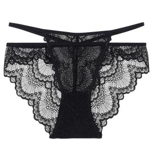 SHIYE | กางเกงในสตรีขอบลูกไม้ฝรั่งเศส โปร่งสบาย ต่ำเอว ทรงสามเหลี่ยม