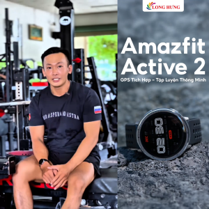 Đồng hồ thông minh Amazfit Active 2 Fitness A2437 - Hàng chính hãng - Tính năng thông minh và tiện ích hỗ trợ luyện tập chuyên sâu theo dõi sức khỏe toàn diện