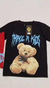 {Promo}Kaos Anak Tedy Bears Lakilaki Perempuan/Baju Kaos Anak Lucu Bahan 100% Katun30S
