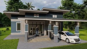 แบบบ้านชั้นเดียว