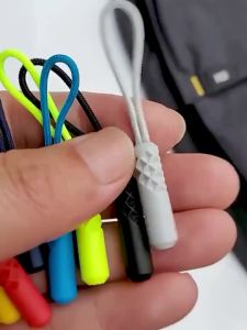 10/20pcs Zipper Pull Puller End Fit Rope Tag Replacement Clip Broken Buckle Fixer Zip Cord Tab Travel Bag Suitcase Tent Backpack