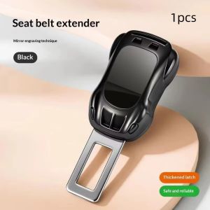 Aitemay 2 cái ghế ngồi ô tô thông dụng kẹp đeo điện thoại mở rộng-Khóa an toàn cắm khóa dày chèn để dễ dàng cài đặt tăng cường Comfort & đai an toàn mở rộng cho Tesla Porsche mô hình