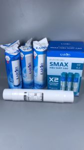Trọn bộ 10 lõi lọc Karofi gồm bộ thô 12CTO3 và màng RO100 Mỹ cắm nhanh bộ chức năng hiệu suất cao HP6.2 - Hàng chính hãng