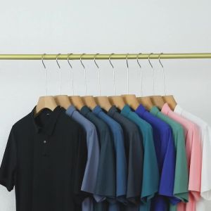 Summer Plus Size 7xl 8xl 9xl Polo Shirt Men Quick Dry Ice Silk Breathable Polo Mens Oversize Business Polo Shirt Brand Clothing