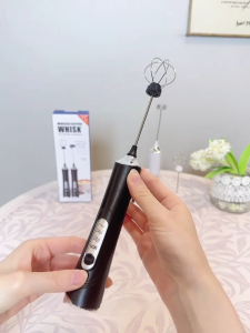 เครื่องตีฟองนมไฟฟ้า 3 ระดับ พลังงานสูง ตีวิปครีมได้ใน 5 วินาที วัสดุปลอดภัยสำหรับอาหาร NU0034