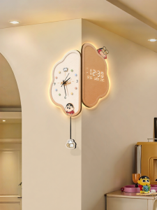 CTYLIGHTZ | Double-sided Corner Wall Clock Year Round Calendar Electronic