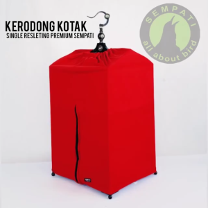 SEMPATI GROSIR Krodong Sangkar Kotak Premium Single Resleting Sempati Isi 10 Kerodong Kandang  Burung Kacer Kenari