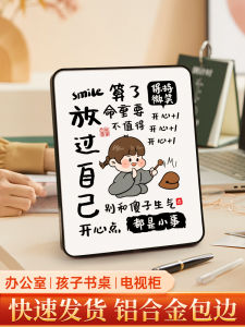 Healing Emotionally Stable Office Desk Decorations Stress Relief Tools for Workers Simple Modern Cartoon Style Wooden Carving