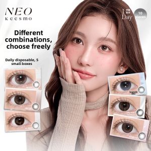 NEO KEESMO | Kính áp tròng màu xám ballet trong suốt đường kính nhỏ dùng một hàng ngày 8 chiếc