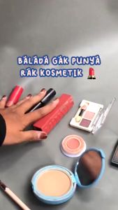Rak Kosmetik Drawer Plastik Organizer: Kotak Penyimpanan Make Up Skincare Minimalis & Elegan