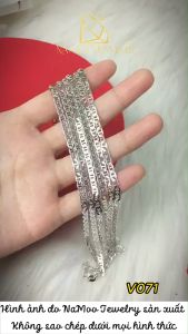 Dây Chuyền Mạ Bạc Thời Trang V071 Thanh Lịch Siêu Đẹp Hàng Ngày