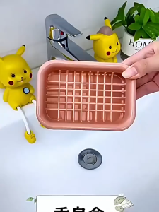 กล่องสบู่สองชั้น (ชั้นสบู่ห้องน้ำ/ชั้นฟองน้ำ/ล้างจาน) - ใช้ในห้องน้ำ/ห้องครัว จัดส่งในประเทศไทย G2960