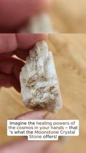 Moonstone Raw Natural Crystal Stone | Nurturing | Cosmic Awareness | Healing | Balancing