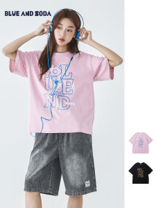 LANQISHUI | Street Print Short Sleeve Trendy Vintage T-shirt