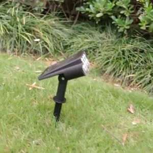 Vimite 7LED Solar Lawn Lamp Outdoor Lighting IP65 Waterproof 150° Adjustable Angle Automatic Night Garden Light for Landscape Courtyard Sidewalk Wall Light  Lighting Spotlight