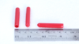 Soft PVC Cable End Cap Sealing 5mm Merah