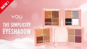 YOU THE SIMPLICITY EYESHADOW QUAD / EYESHADOW 4 WARNA BY Y.O.U MAKEUPS