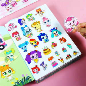 XIAOSHUGUOGUO | Educational Reusable Sticker Book for Girls 0-3 Years Old