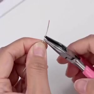 2pcs/1set Jewelry Making Pliers Needle Nose Pliers Cutting Pliers DIY Tools Portable Compact Beading Craft Tools