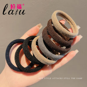 High Elasticity Durable Hair Ties for Women New 2025 Stylish Hair Bands Hair Bands with Leather Covers Fashionable Hair Accessories