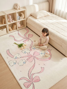 BEIAISI | Pink Decorative Bedroom Rug