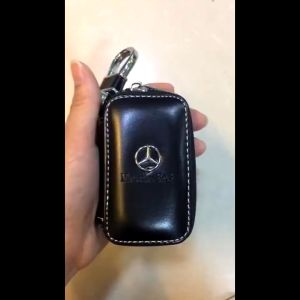 XYKJ Gantungan Kunci Mobil Dompet Kunci Mobil Cover Kunci Mobil Bahan PU Leather Dompet STNK Mobil