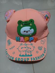 CAE - Topi Bisbol Anak Happy Animal Cartoon Baseball Hat Import
