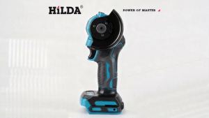 Hilda | HILDA New 3 Inch Electirc Angle Grinder Portable Rechargeable Electric Grinding Polishing Cutting Tool Fit for Makita Battery
