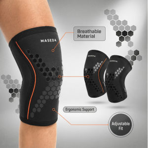 Knee Sleeves Compression & Support for WeightliftingSquatsPowerlifting & Crossfit-7mm Neoprene Knee Brace-Both Women & Men