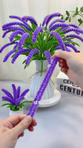 Soft 100-piece twisting rods wool flower bouquets handmade/educational toys for children art supplies