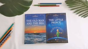 The Little Prince / The Old Man and The Sea Famous English Book Original Novel Literature Fairy Tale Story Book Reading Classic Romance Story Books Reading Book Gifts