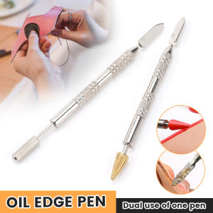 Dual-Tip Leather Edge Pen Applicator Paint Roller Tool for Leather CraftFor DlY Manual Leather Edge Sealing Applicator Speedy Paint Roller Tool