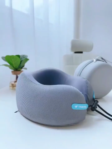 🔥【SG Ready Stock】🔥Upgrade U-Shaped Memory Foam Neck Pillow Soft Travel Pillow Massage Neck Pillow With Storage Box 旅行枕头