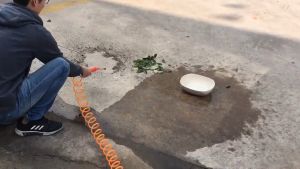 Paket Selang Spiral Kompresor Angin Recoil Hose 5 Meter & Air Duster Blow Gun