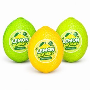 2PCS Color Changing Lemon Squishy: Warmest Sensation ASMR Sensory Block Fidget Toy - Handmade Slow-Rise Stress Ball for Teens & Adults