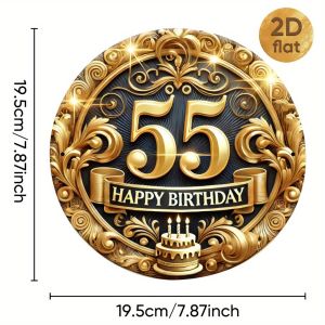 CIFbuy | CIFBUY Scratchproof Birthday Sign For Home Bedroom Indoor Outdoor Yard Decor Living Room Office Man Cave Decoration