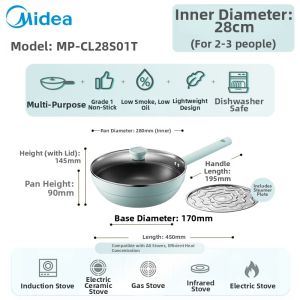 Midea | Multi-function Home Use Cooker Steam Frying