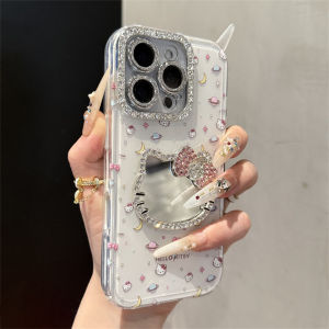 Cute Cat Design Phone Case for Apple Iphone 16Promax Protective Shell Silicone Material Cartoon Style Womens Fashionable Cover