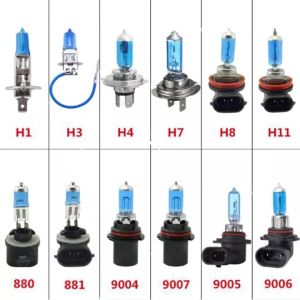 [Cadiav] H1 H3 H4 H7 H11 9006 9007 Xenon แก๊สฮาโลเจนไฟหน้าหลอดไฟหลอดไฟสีขาว12V