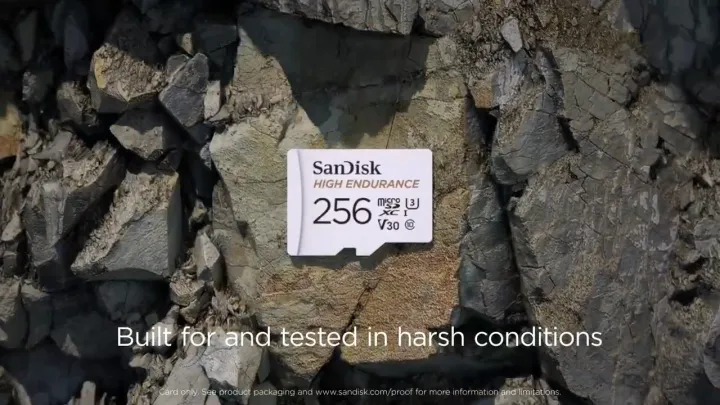 SanDisk High Endurance 100MB/s MicroSD Card with Adapter ( 32GB / 64GB / 128GB / 256GB / 512GB)