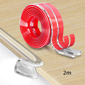 Tấm Bảo Vệ Cạnh Bàn 1/2/3M Tấm Bảo Vệ Góc PVC Trong Suốt Tự Dính Tấm Bảo Vệ Góc Mềm Cho Đồ Nội Thất An Toàn Cho Bé Chống Va Chạm
