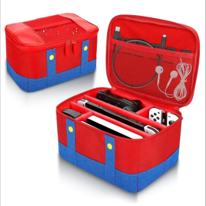 Túi Đựng Đồ Du Lịch Cỡ Lớn Dành Cho Máy Chơi Game Nintendo Switch OLED Tay Cầm Pro Joycon Có Ngăn Chứa Đồ